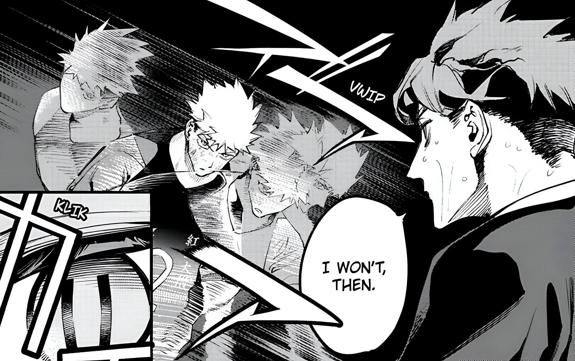 Yuzen Nerima as seen in the Embers manga (Image via Shueisha)
